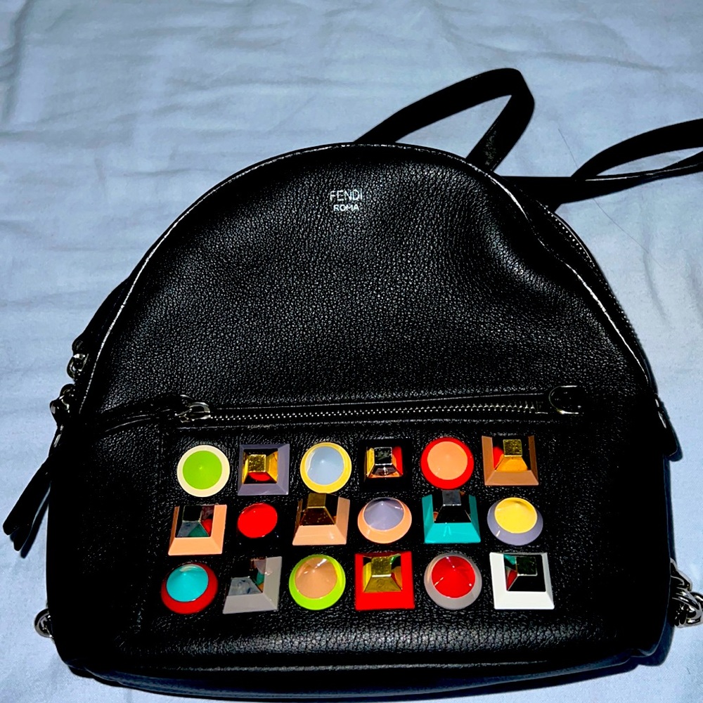 Fendi Studded Backpack